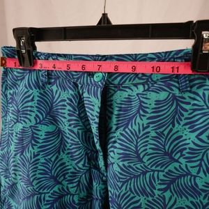 Vintage Lilly Pulitzer tropical leaf palm Capri